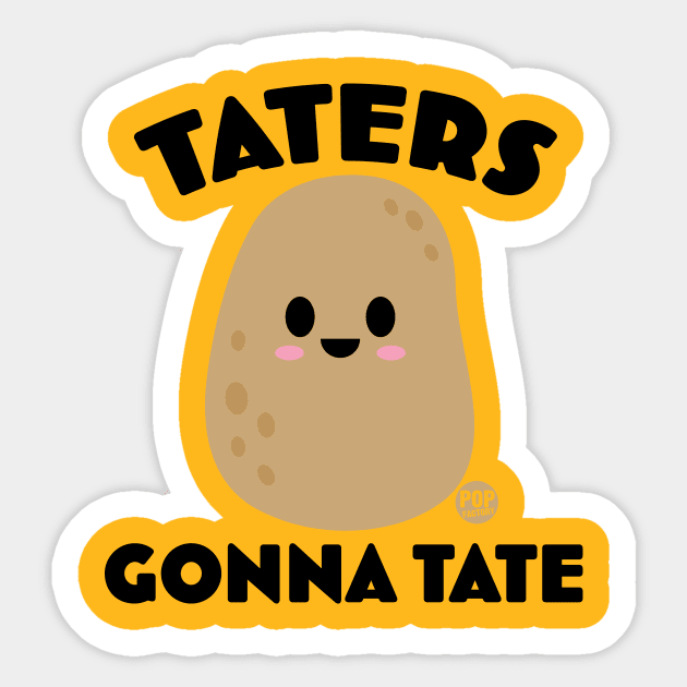 TATERS Sticker by toddgoldmanart